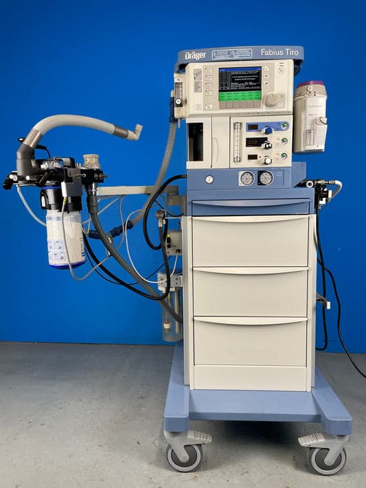 Drager Fabius Tiro Anesthesia Machine with Drager Vapor 2000